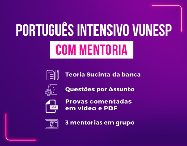 Portugus Intensivo Vunesp - com Mentoria